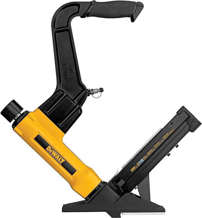 DEWALT Flooring Nailer Pneumatic Adjustable Base DWFP12569 - BLACK / YELLOW Like New