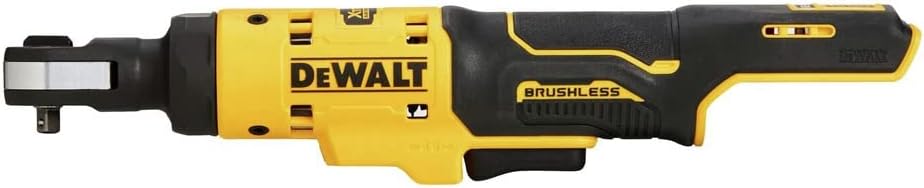 DEWALT XTREME 12V MAX Brushless 1/4 in Ratchet (Tool Only) DCF504B - YELLOW Like New