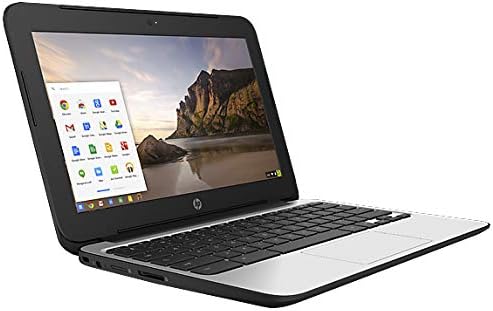 HP CHROMEBOOK 11.6" HD CELERON N2840 4GB 16GB SSD P0B78UT#ABA - BLACK/SILVER Like New