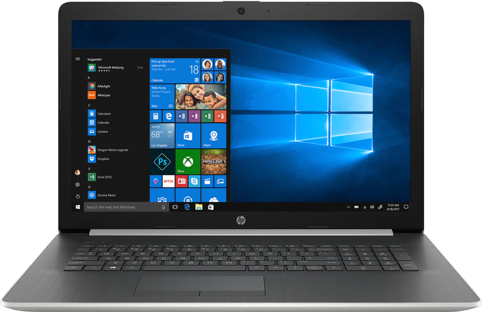 HP 17-ca1065cl 17.3" HD+ Touch Ryzen 5 3500U 12GB 1TB HDD 8AC92UA#ABA Win 11 Like New