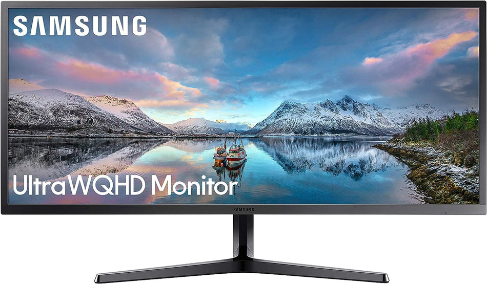 Samsung 34" Class Ultrawide Monitor S34J552WQNXZA - Black Like New