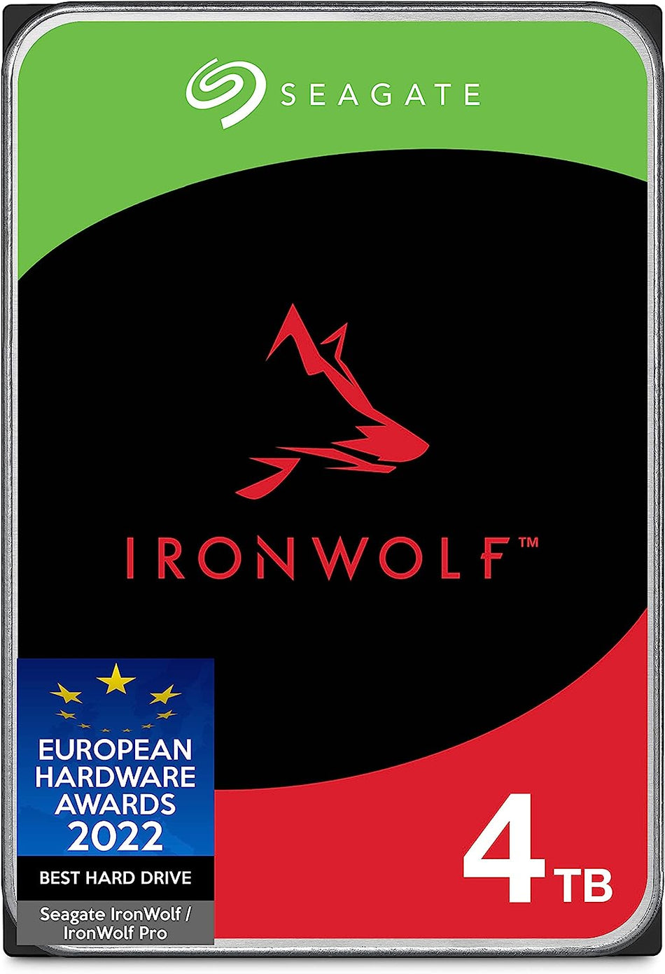 Seagate IronWolf 4TB NAS Internal Hard Drive ST4000VN008 - Silver Like New