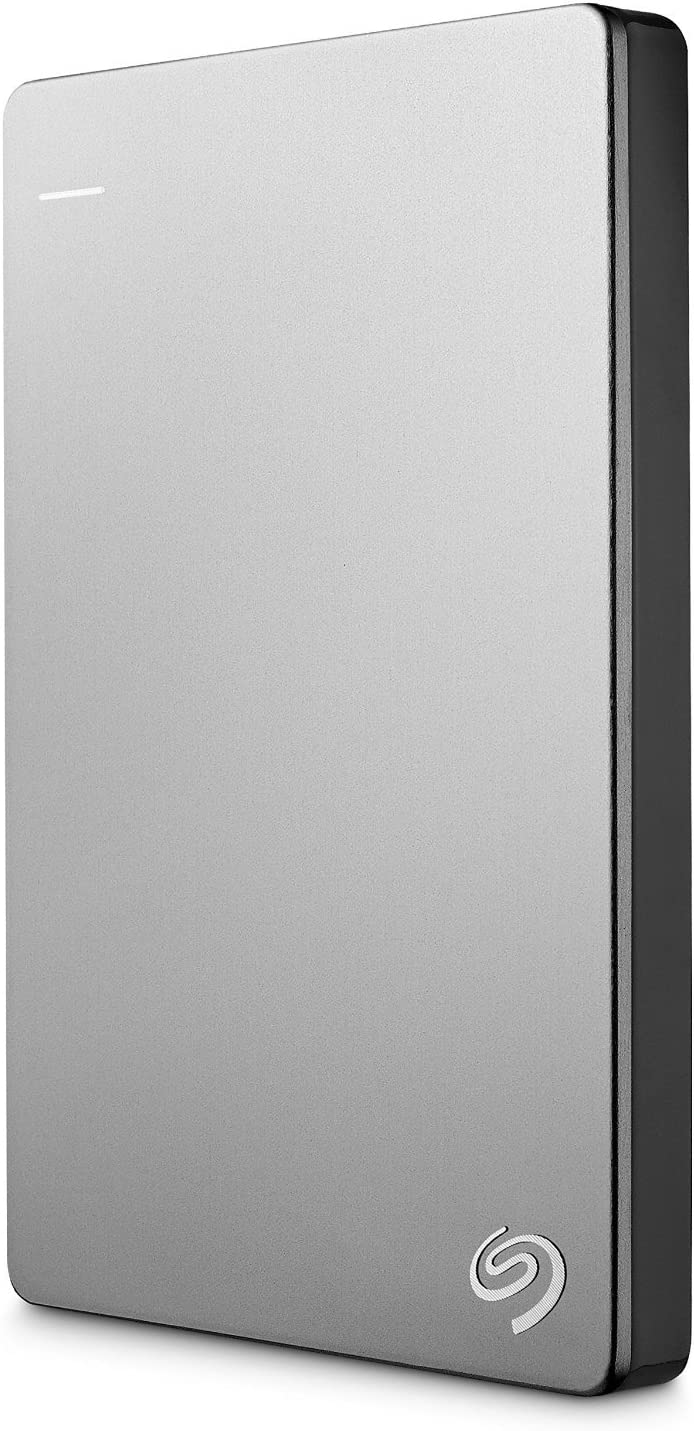 Seagate STDS1000100 1TB Backup Plus Slim USB 3.0 External Hard Drive Silver