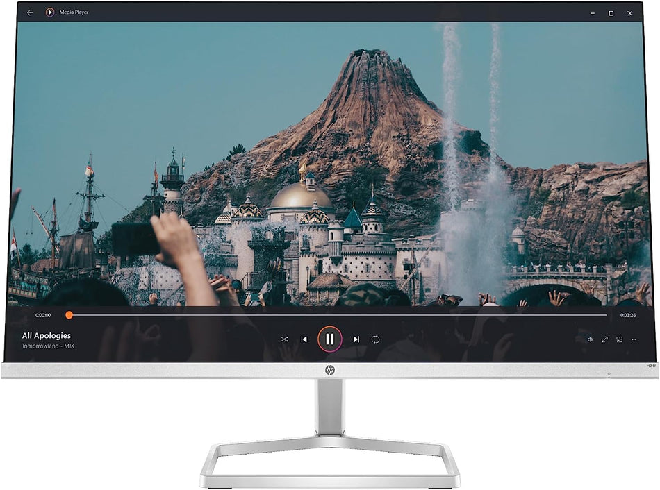 HP 24" FHD 1080p IPS LED Anti-Glare Monitor M24F - Silver