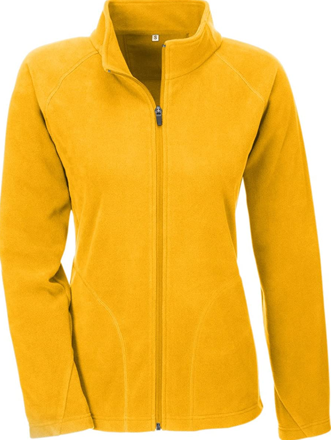 TT90W Team 365 Ladies' Campus Microfleece Jacket Sport Athletic Gold L Like New