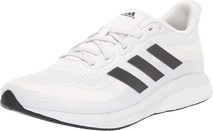 S42723 Adidas Men's Supernova Training Shoes White/Black/Dash Grey Size 11 Like New