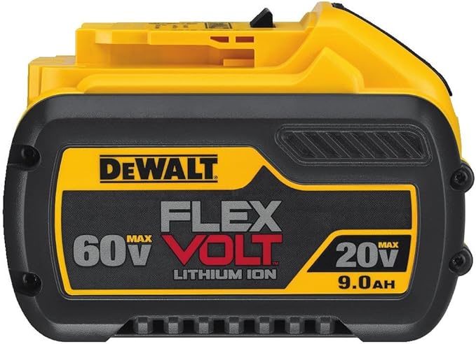 DEWALT FLEXVOLT 20V/60V MAX Battery 9.0-Ah DCB609 - Yellow New