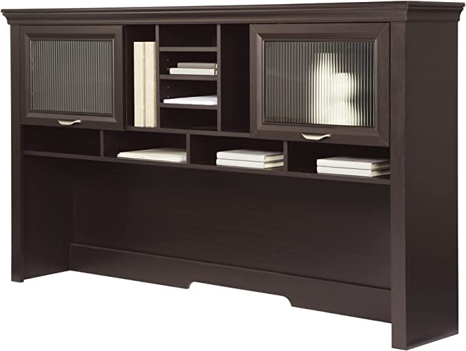 Realspace Magellan Performance 71"W Hutch for L-Shape Desk 956643 - Espresso Like New