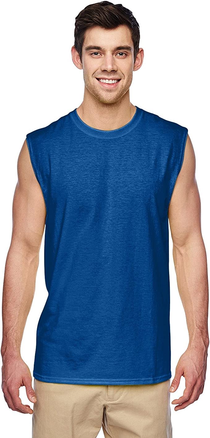 Jerzees 29SR Men's Sleeveless Shooter T-Shirt New