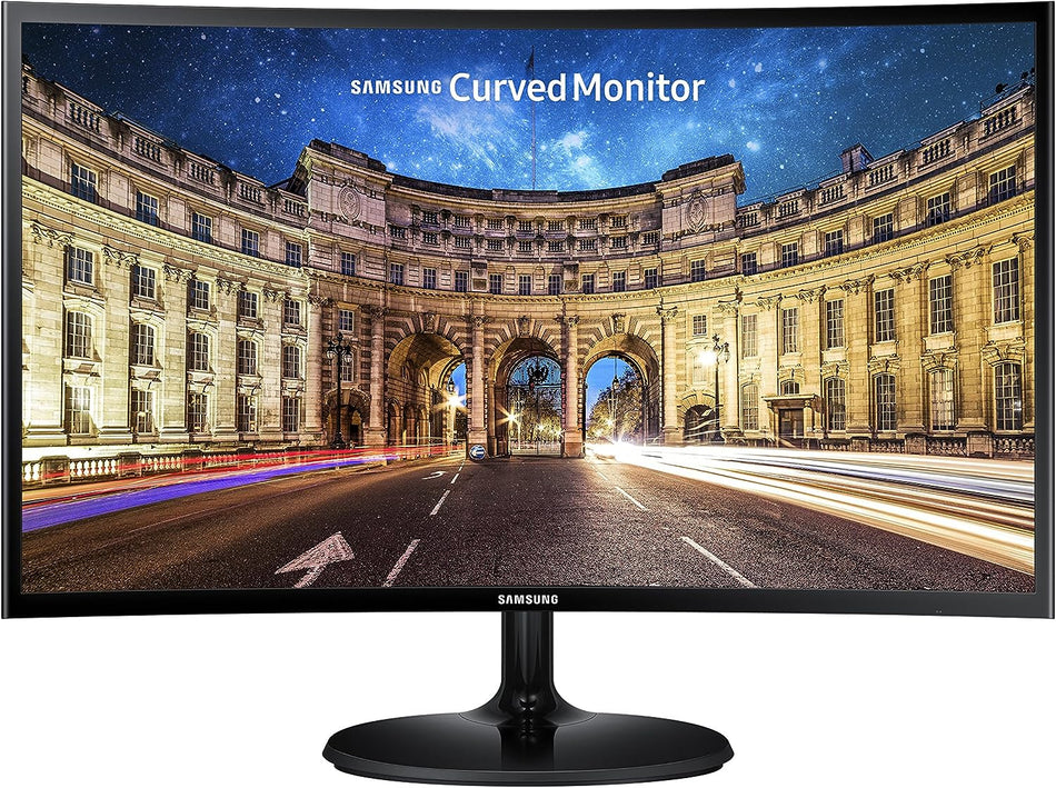 SAMSUNG LC24F390FHNXZA 24" Curved LED FHD Gaming Monitor 60Hz FreeSync - Black Like New