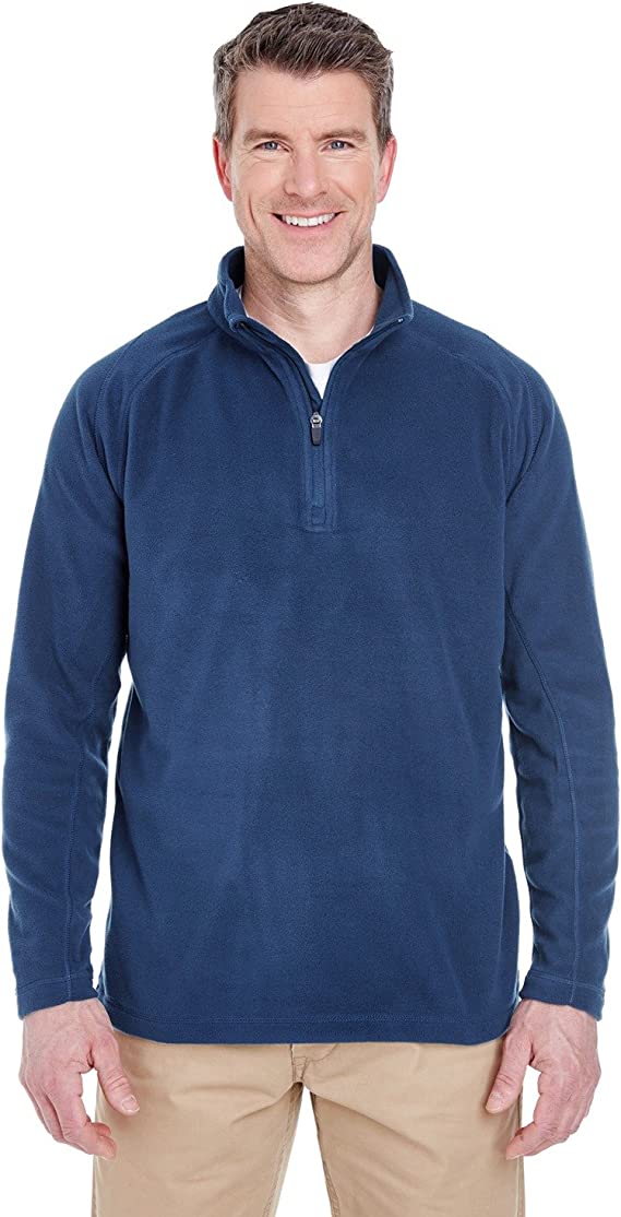 UltraClub Adult Cool & Dry Quarter-Zip Microfleece - 8180 New