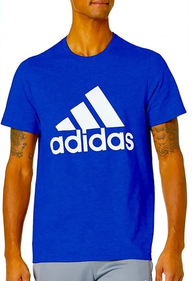 ATACAGIL28L001 Adidas Amplifier Tee- Blue & White, Size Large Like New