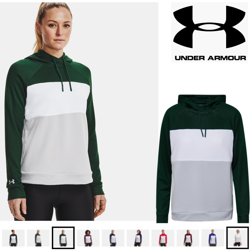 1351234 Under Armour Terry Fleece Blocked Hoodie New