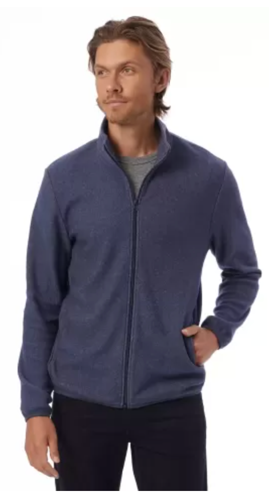 Hanes Alternative Men's Eco Teddy Full-Zip Jacket 3262RT New