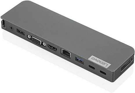 LENOVO USB-C Mini Dock USA with 65w AC Adapter 40AU0065US - Gray