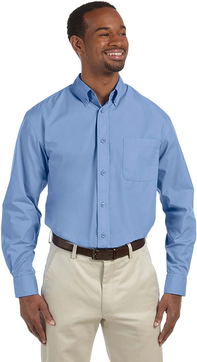 M510 Harriton Men's 3.1 oz. Essential Poplin New