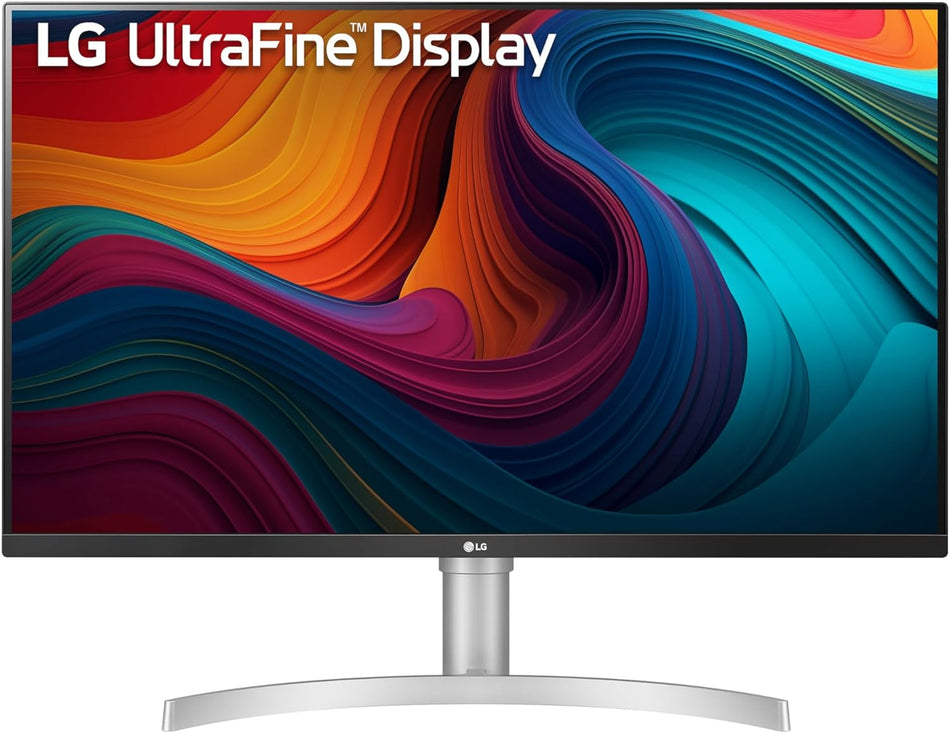 LG 32UN550-W Monitor 32" Ultrafine (3840 x 2160) Display, AMD FreeSync - Silver Like New