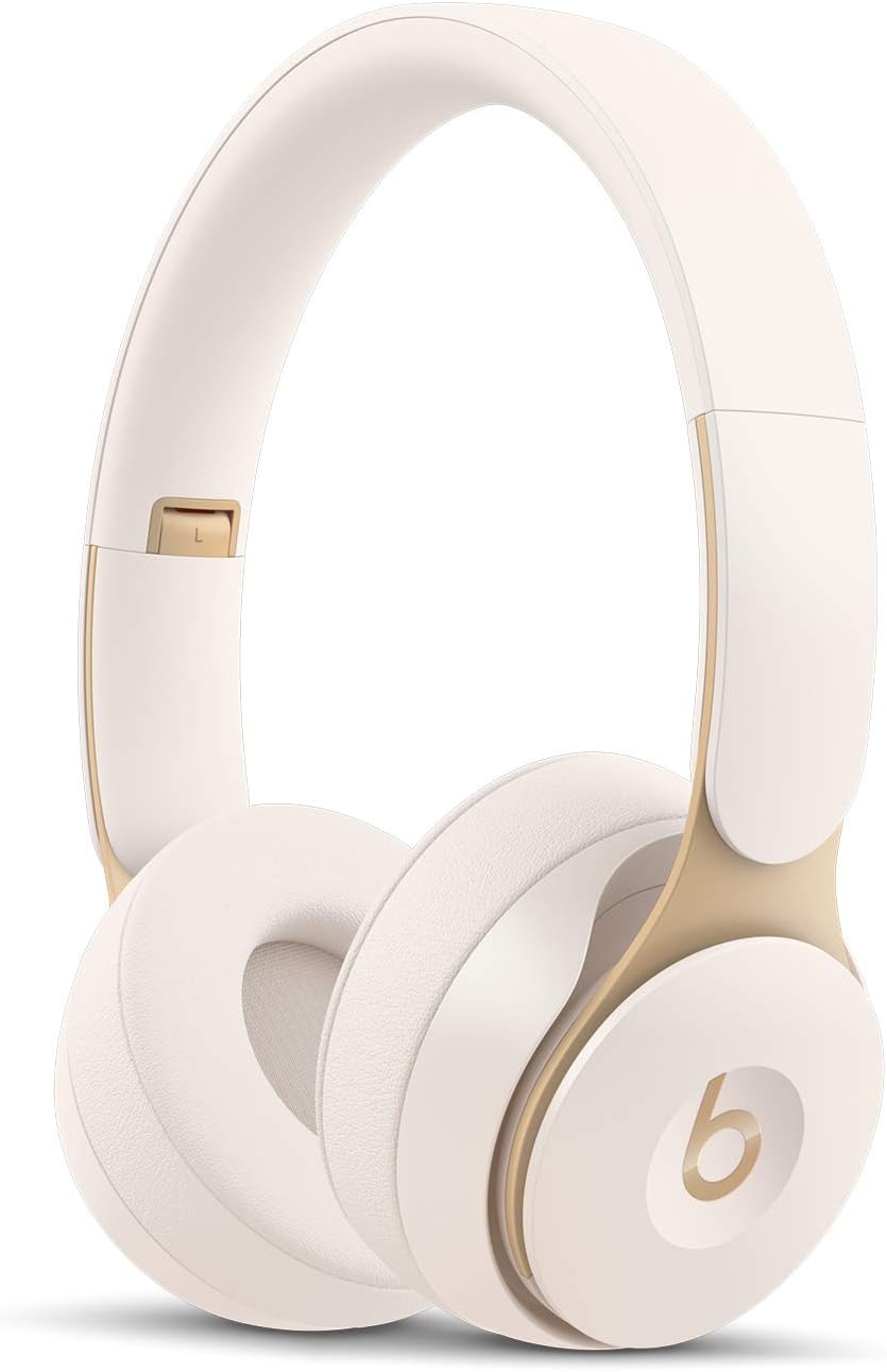 Beats Solo Pro Wireless NC On-Ear Headphones MRJ72LL/A - Ivory