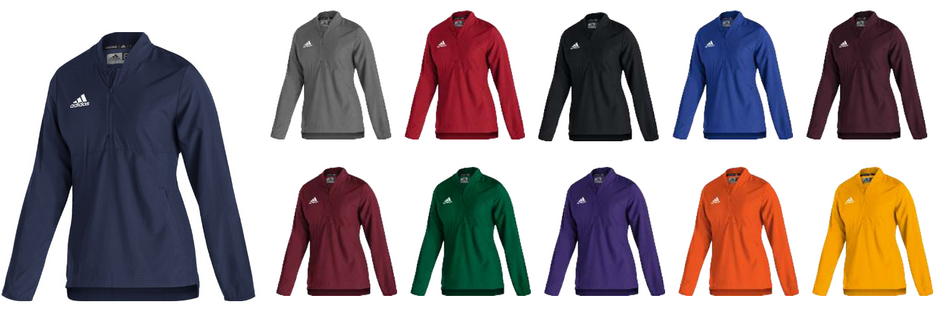 GJ6111 Adidas Women's Sideline 21 Long Sleeve 1/4-Zip New