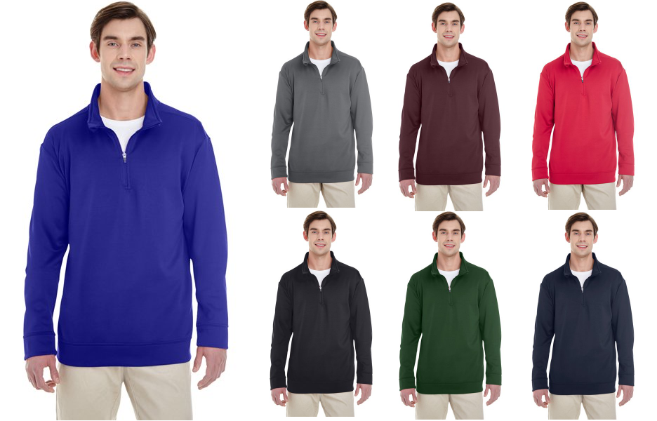 G998 Gildan Performance Tech Quarter-Zip Sweatshirt New