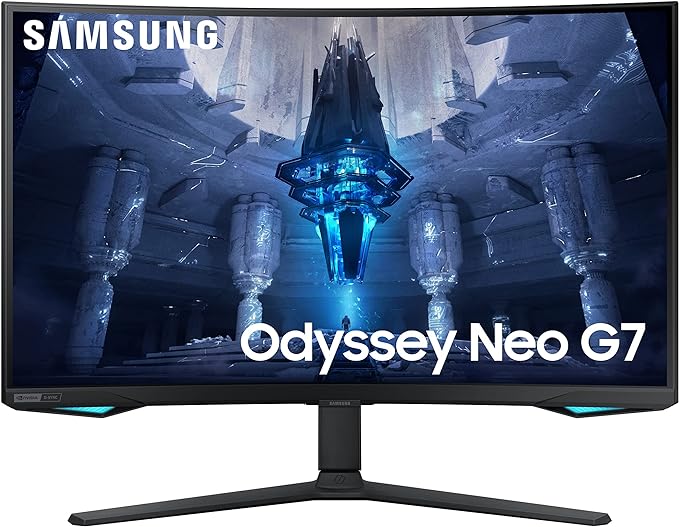 SAMSUNG 32" Odyssey Neo G7 4K UHD 165Hz 1ms G-Sync 1000R LS32BG752NNXGO - BLACK Like New