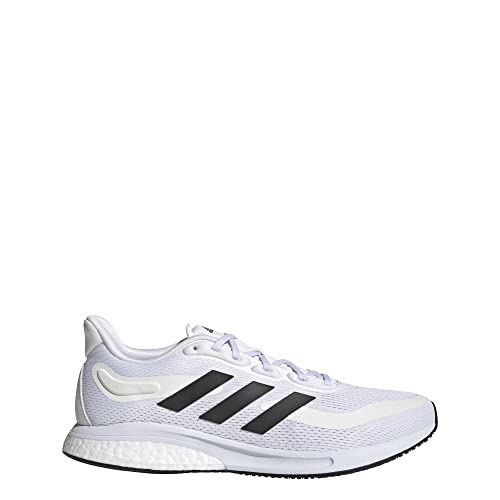 S42723 adidas Men Supernova Trail Running Shoe, White/Black/Dash Grey, Size 7.5 Like New