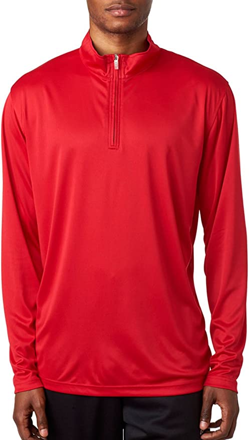 8424 UltraClub Cool & Dry Sport Performance 1/4-Zip New