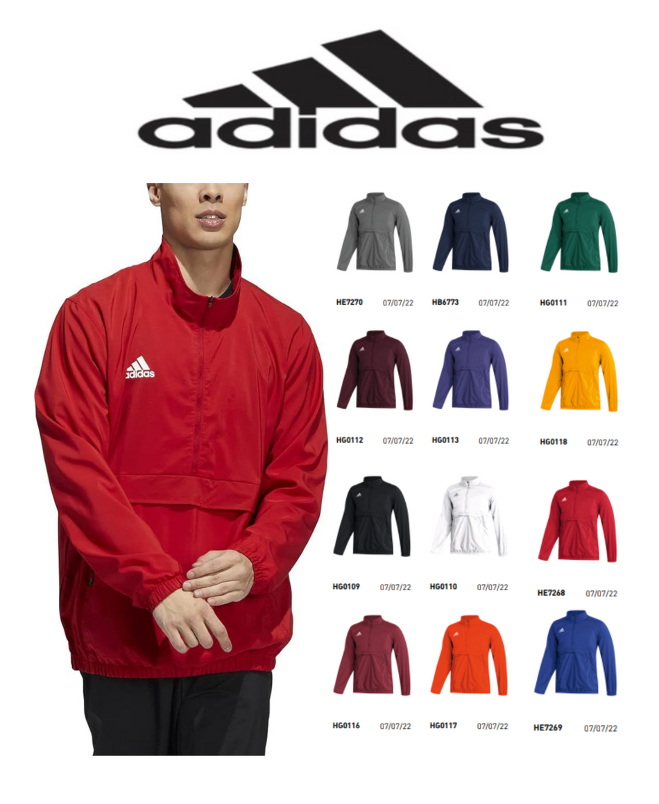 Adidas Mens Stadium 1/4 Zip Woven Long Sleeve HE7269 New