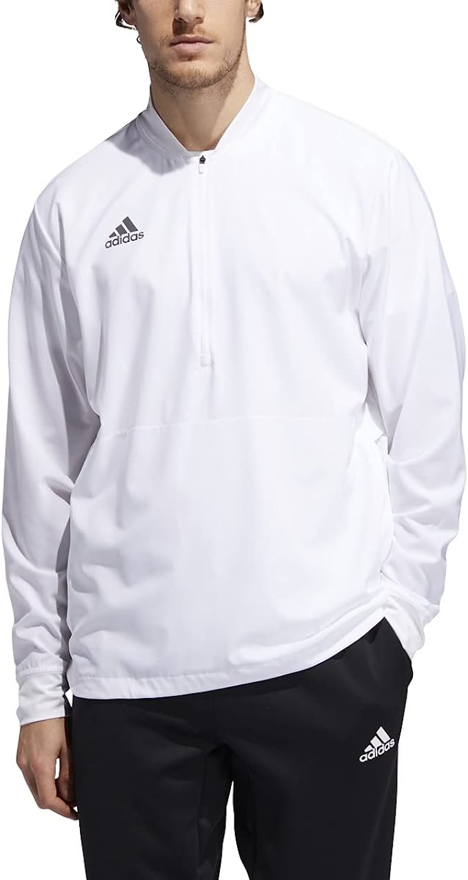 FQ1765 Adidas Long Sleeve 1/4 Zip Men's Casual Top