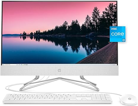 HP All-in-One Desktop PC 23.8” FHD i3-1115G4 8GB 512GB SSD - White Like New