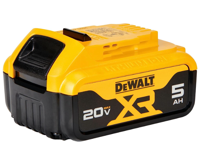 DEWALT DCB205 20V MAX Premium XR 5.0Ah Lithium Ion Battery Black DCB205 Like New