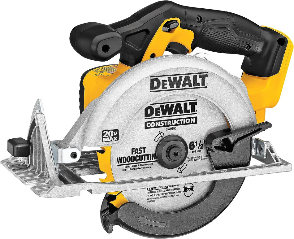 DEWALT 20V MAX CORDLESS 6.5 IN SIDEWINDER STYLE CIRCULAR SAW DCS391B (Tool Only) Like New