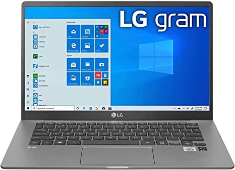 LG GRAM 14.0" FHD I7-1065G7 8 256GB SSD 14Z90N-U.AAS6U1 - DARK SILVER Like New