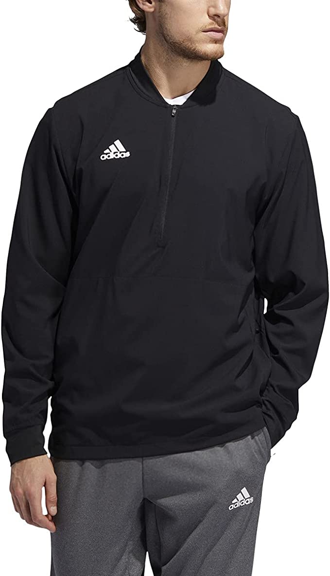 FQ1778 Adidas Long Sleeve 1/4 Zip Men's Casual Top New