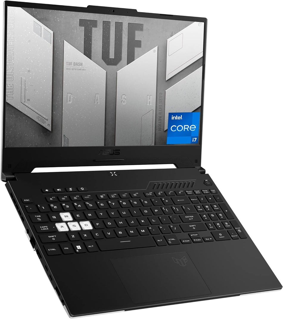 ASUS TUF Dash 15.6” FHD i5-12450H 8GB 512GB SSD RTX 3050 Ti FX517ZE-RS51 - Black Like New