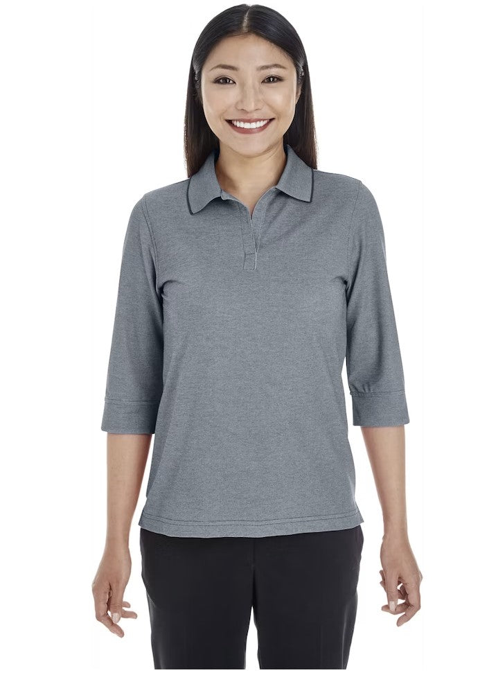 DG220W Devon & Jones Womens Pima-Tech Oxford Piqué Polo Shirt New