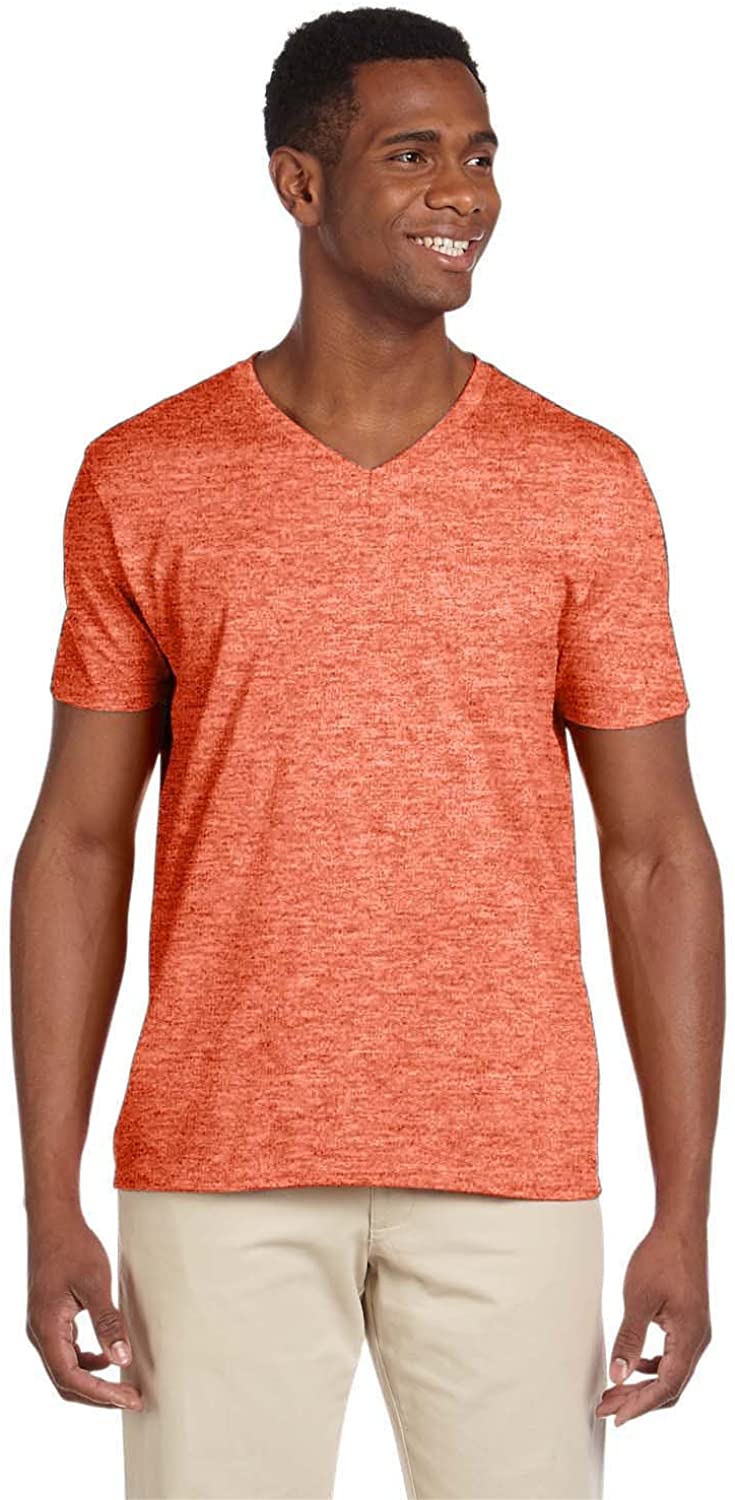 Gildan G64V Men's 4.5 Oz Softstyle V-Neck T-Shirt New