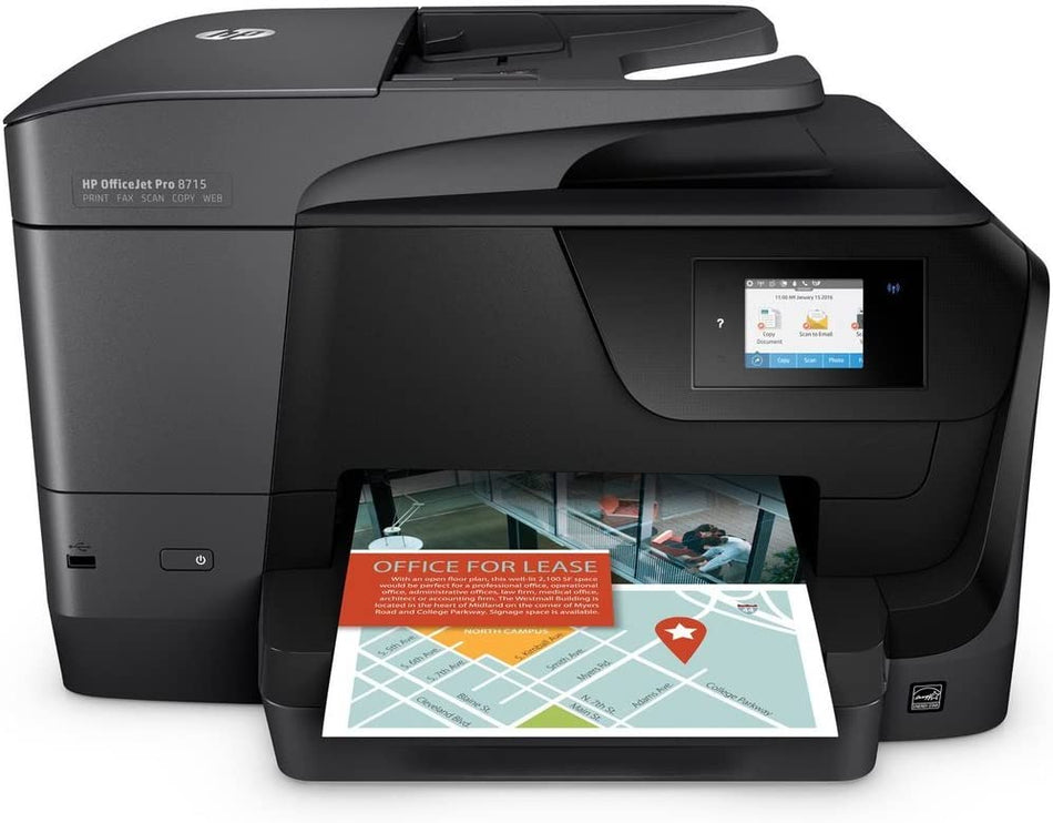 HP OfficeJet Pro 8715 All-in-One Printer J6X78A#1H3 PHYSICAL DAMAGES