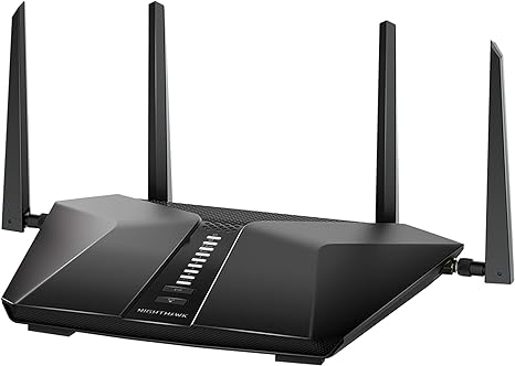 NETGEAR Nighthawk WiFi 6 Router 5-Stream Dual-Band Gigabit AX4200 RAX43 - Blacks Like New