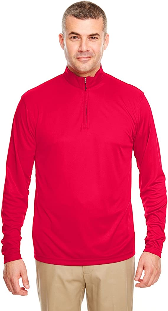 8424 UltraClub Cool & Dry Sport Performance 1/4-Zip New