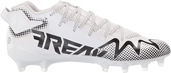 GX4066 Adidas Men's Freak 22-Team Football Shoe White/Black/Clear Grey 16 Like New