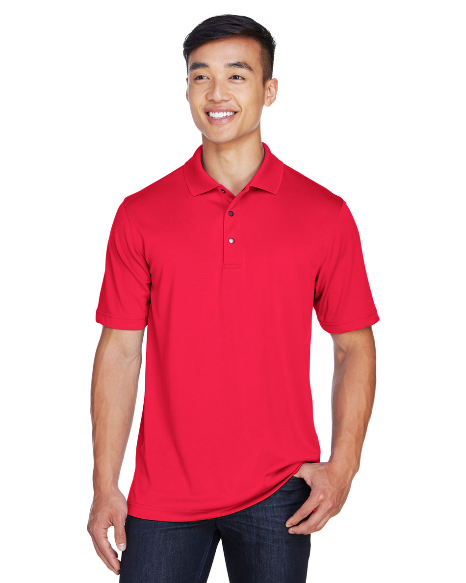 M345 Harriton Men's Advantage Snag Protection Plus IL Snap Placket Polo New