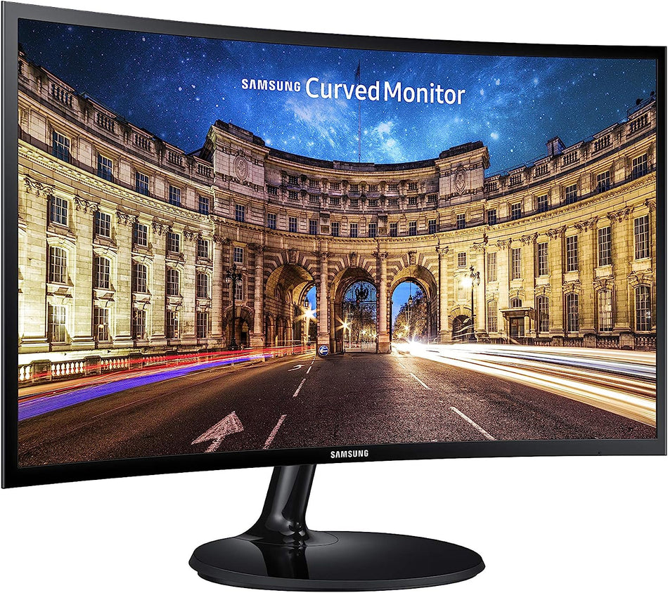 SAMSUNG LC24F390FHNXZA 24" Curved LED FHD Gaming Monitor 60Hz FreeSync - Black Like New