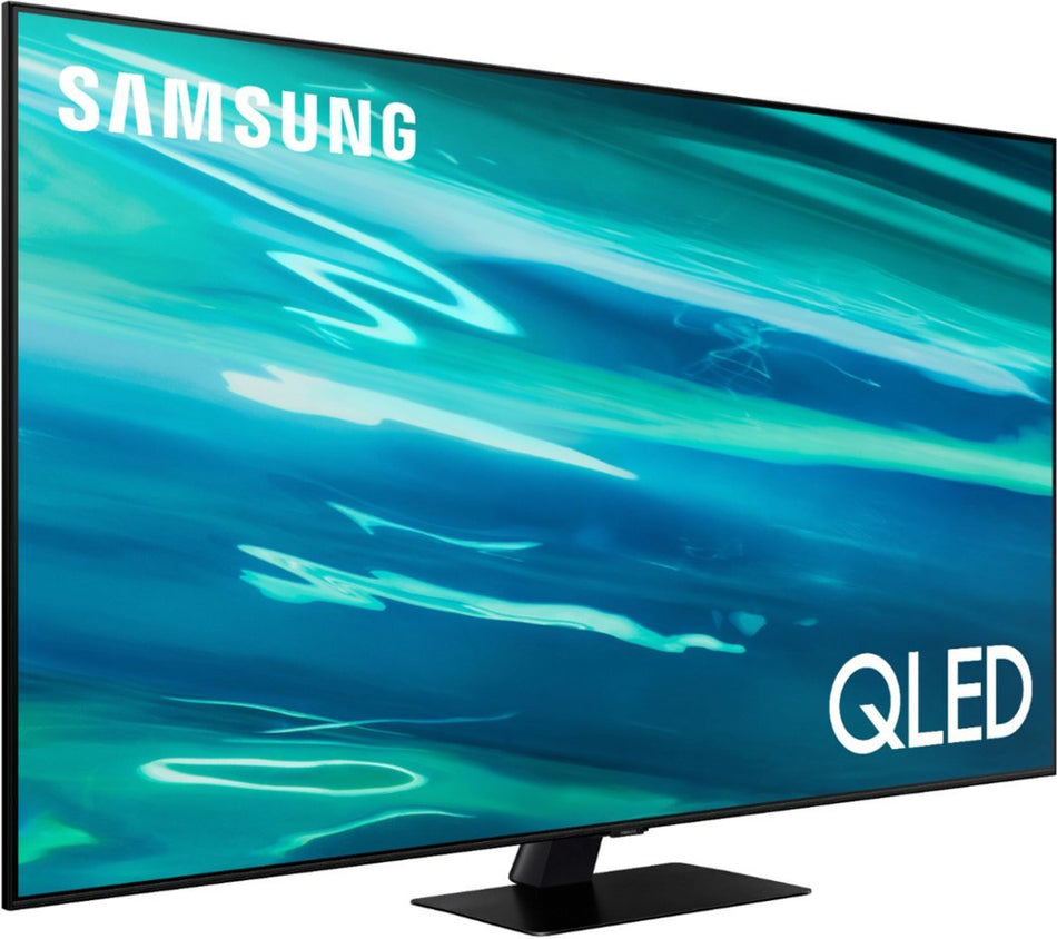 SAMSUNG 65 Inch QLED 4K UHD Smart TV QN65Q80AAFXZA - BLACK