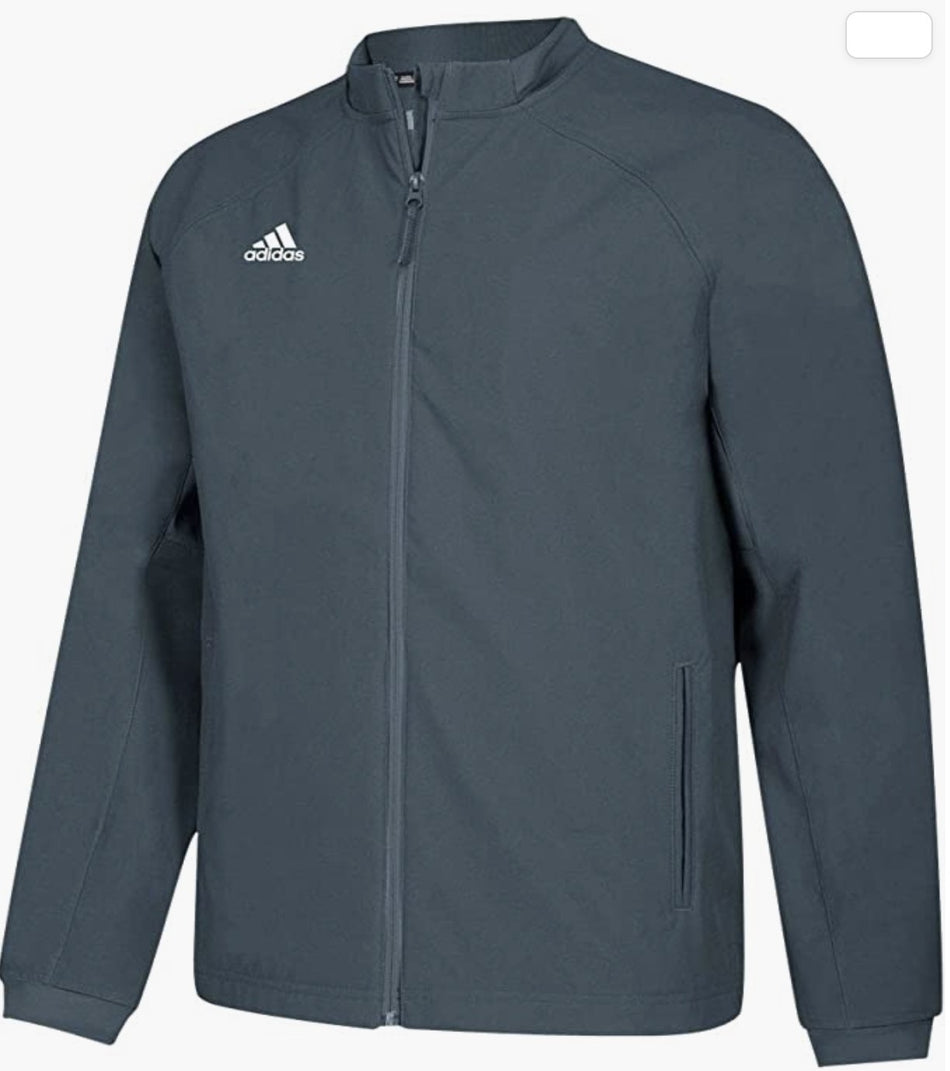 Adidas Mens Climawarm Fielder's Choice Full-Zip Warm Jacket Grey S