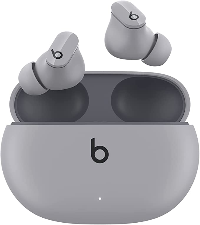 Beats Studio Buds True Wireless Noise Cancelling Earbuds MMT93LL/A - Moon Gray Like New