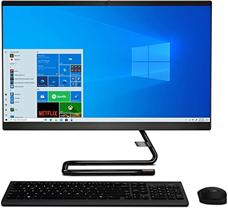 LENOVO IdeaCentre AIO 3i 24" FHD i5-10400T 16 256 SSD 1TB HDD F0EU00R2US - BLACK