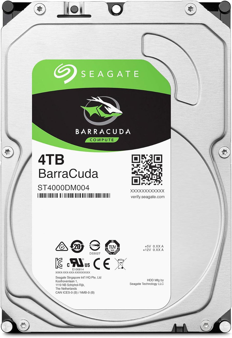 Seagate 4TB BarraCuda SATA 6Gb/s 256MB Cache 3.5-Inch Internal Hard Drive Like New