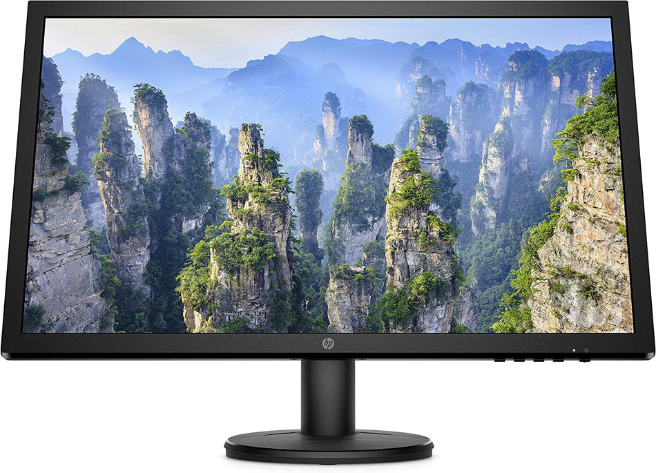 HP V24 24-inch 1920x1080 FHD 16:9 75Hz AMD Freesync Monitor 9SV71AA - Black Like New