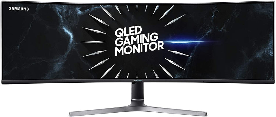 For Parts: SAMSUNG 49" DUAL QHD (5120x1440) CURVED GAMING MONITOR CRACKED SCREEN/LCD